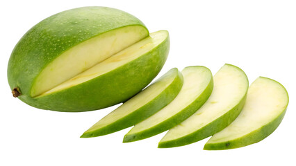 mango on transparent isolated background