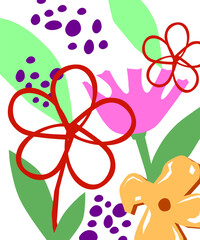 Baner z kwiatami © Laura