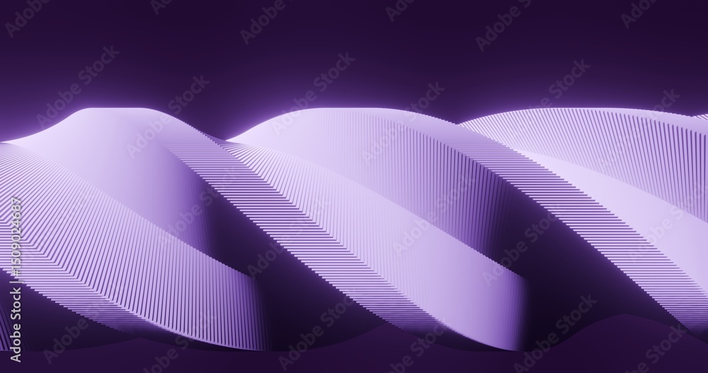 Poster abstract background spiral geometric pattern of design 3d render
