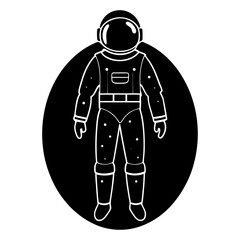 vector illustration of a Astronaut on a white background.