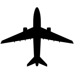 airplane isolated on white background.