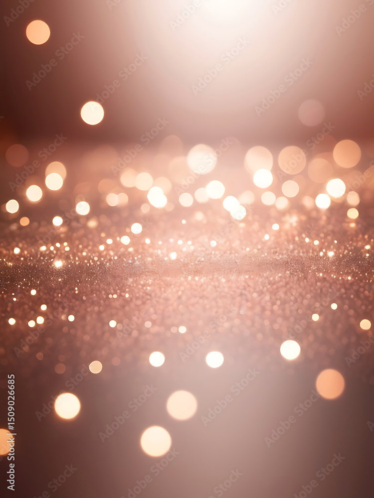 Poster elegant abstract glitter background with soft bokeh lights, modern design pattern, shiny texture, de