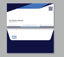 Professional Business Card and Envelope Set