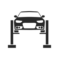Car parts elements and Mechanic service tools icons