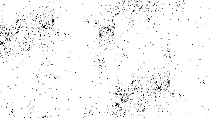 Grunge overlay layer. Abstract black and white vector background. Monochrome vintage surface with dirty pattern. 
