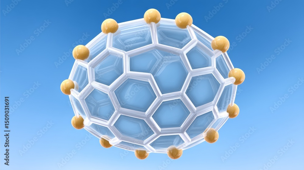 Poster advanced graphene chip microstructure laboratory scientific image clean environment close-up perspec