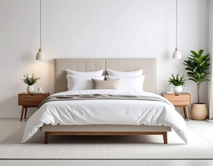 Modern bedroom interior