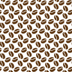 abstract new vector coffee bean pattern design.