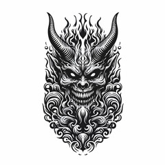 Obraz premium Devil graphic design