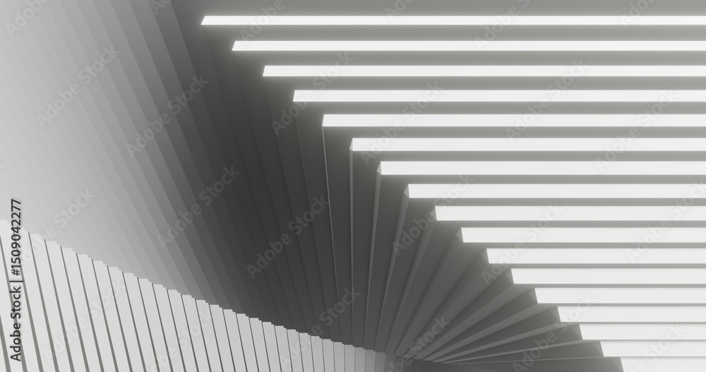 Poster abstract gray background geometric pattern of design 3d render