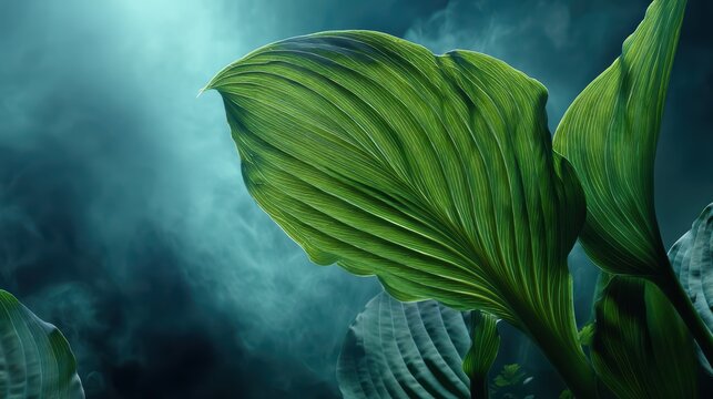 hosta leaf