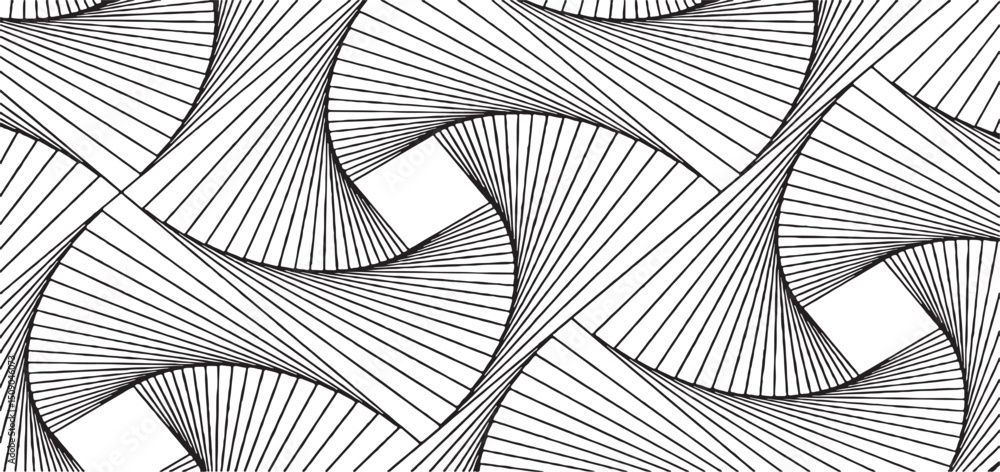 Aufkleber black and white geometric pattern. repeatable vector textured background.