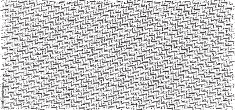 Poster vector fabric texture. distressed texture of weaving fabric. grunge background. abstract halftone ve