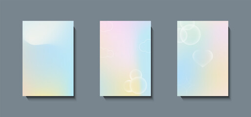 Fototapeta premium Vibrant gradient mesh creates an abstract liquid background with a smooth, blurred fluid design. customizable gradients are ideal for websites, social media, branding, and more.