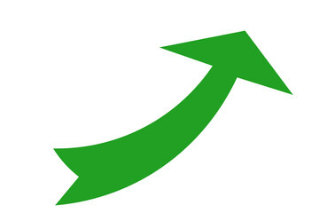 growing arrow business market background design template