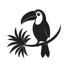 Toucan Sitting On Branch