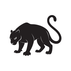 Panther Crouch Night Pose