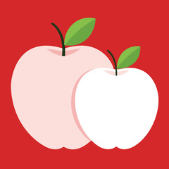 Honeycrisp apple with leaf