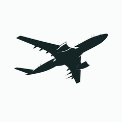  Airplane Silhouette Vector19