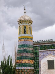 Naklejka premium The Kashgar Xiangfei Garden (also known as the Xiangfei Park or Xiangfei Memorial Park) is a cultural and historical tourism attraction located in the eastern part of Kashgar City, Xinjiang, China