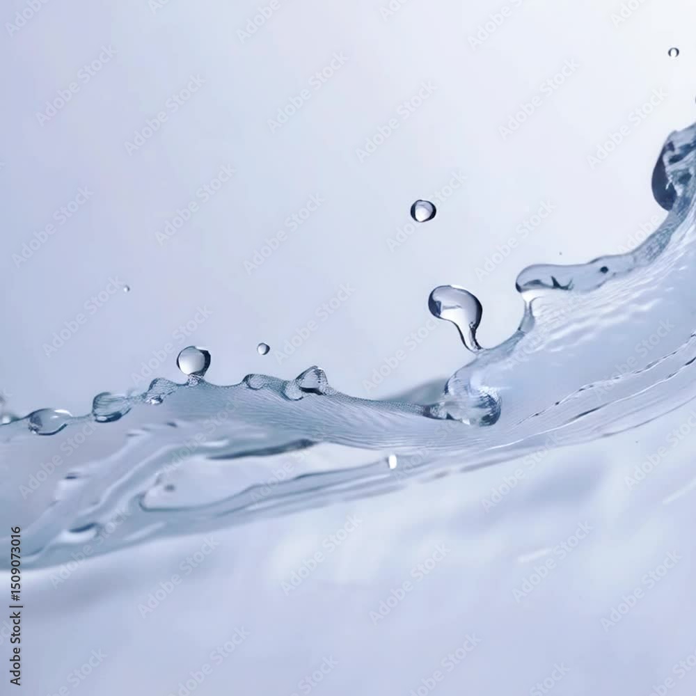 Poster serene flowing water ripples smoothly reflecting light creating a calming tranquil abstract scene
