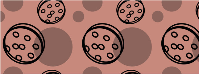 Whimsical Round Texture Vectors – Seamless Decorative Pattern Illustration for Creative Design Projects and Art Prints