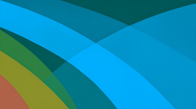 Dynamic blue background design abstract visuals digital art tranquil environment wide angle view artistic concept. Spectrum Interval. Illustration