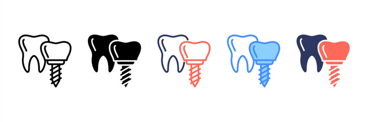Dental Implant Icon