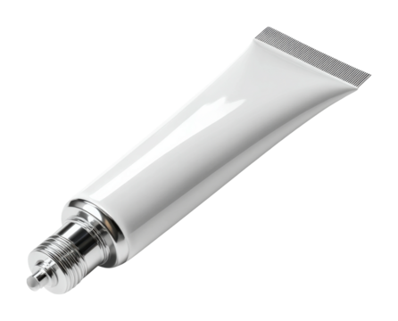 Diy skill enhancement using a white tube for creative projects in a home isolated on transparent background