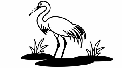 Fototapeta premium stork bird