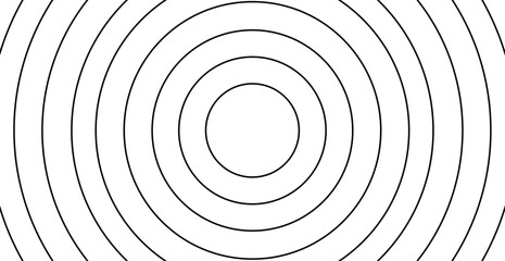 Set of circular ripple icons. Concentric circles with broken lines isolated on white background. Vortex, 
