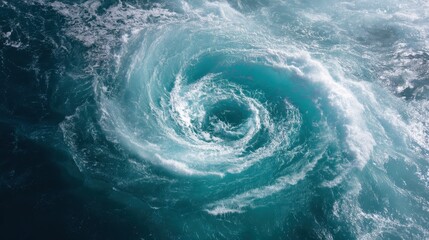 Powerful Ocean Whirlpool A Stunning Natural Phenomenon