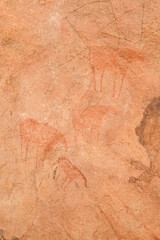 Peintures rupestres préhistoriques en Mauritanie