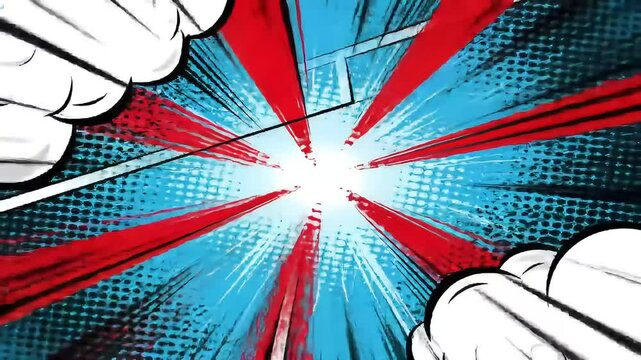 Abstract comic book style background