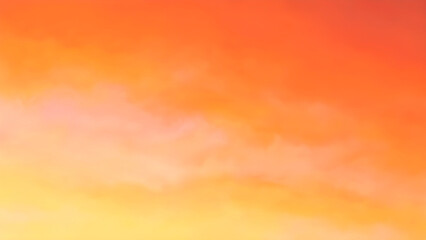 Fototapeta premium Warm Glowing Evening Sky with Gradient Colors