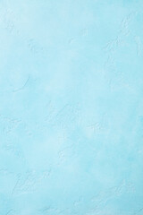 Blue plaster background pattern with high resolution. Top view. Copy space.