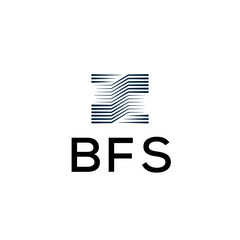 BFS Letter logo white background