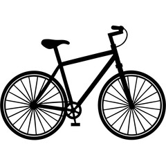 bicycle line art minimalist black and white