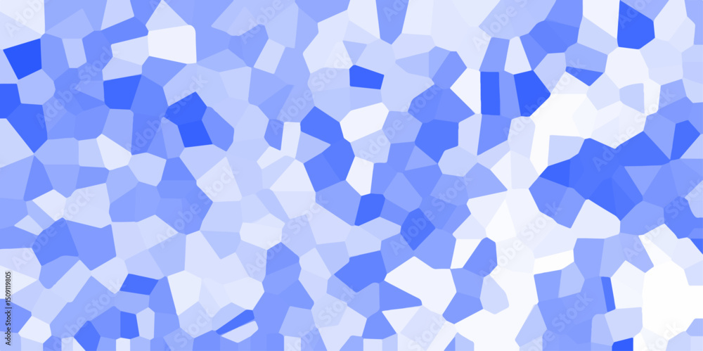 Poster abstract low polygon gradient generative crystal texture background geometric light blue colored bac