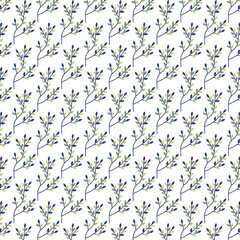 Floral, Fabric, Seamless Pattern Design