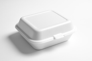 Container holds food, designed for takeout or delivery at restaurants and events