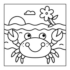 Fototapeta premium black and white coloring pages