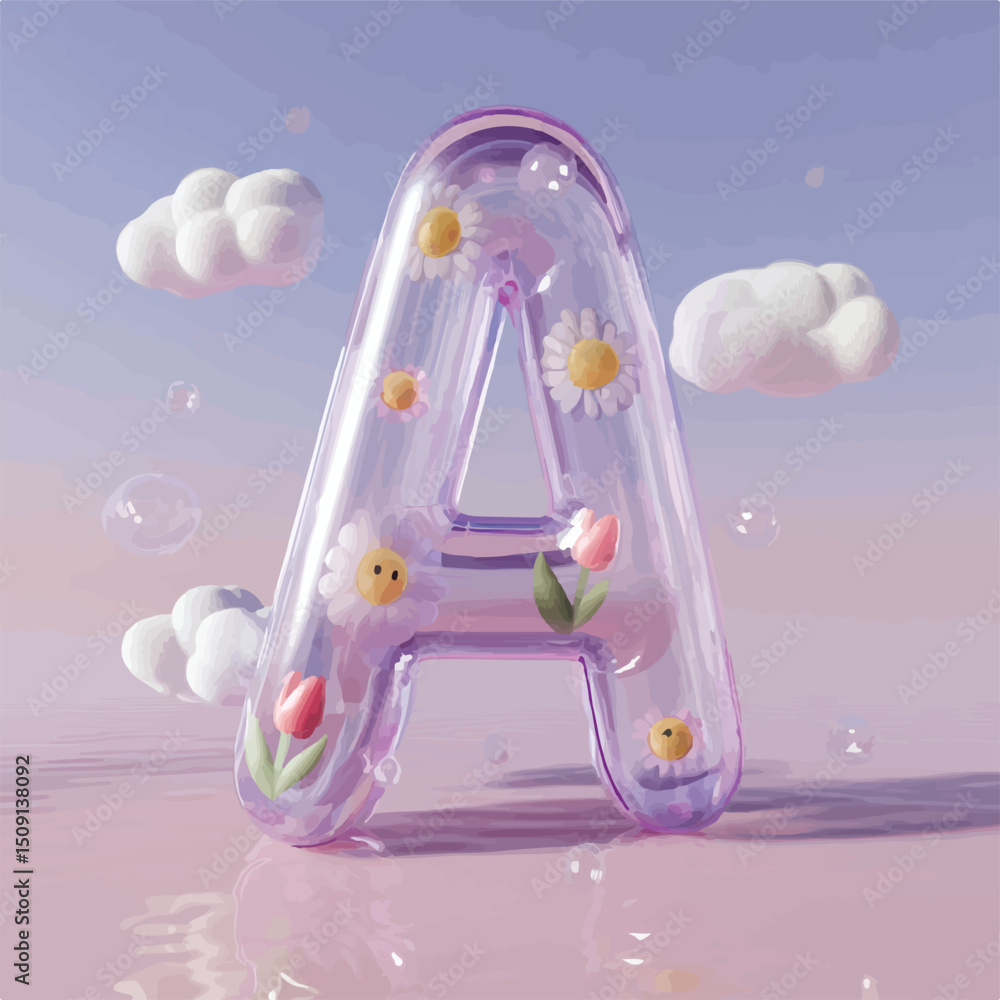 Fototapete Stylish one-letter A design in vector format. Modern and minimal letter A typography ideal for logos, branding, and monograms. Editable EPS file for versatile graphic use. Adobe Illustrator Artwork