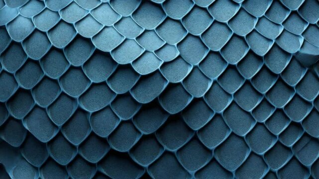 Wavy texture of blue scales