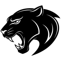Vector illustration of a panther