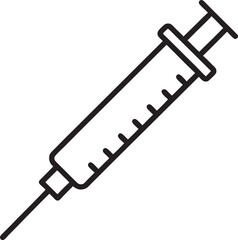 Syringe Icon – Medical Injection Vector Illustration