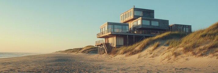 Coastal Modern Dream House: Beachfront Luxury Architecture