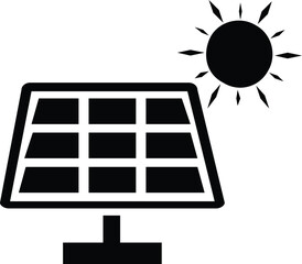 Electric Car Icon – Eco-Friendly Vehicle and EV Charging Symbol