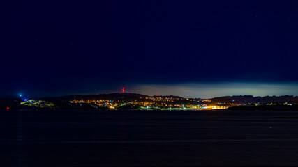 night view of the city