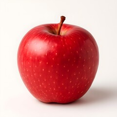 red apple isolated on white